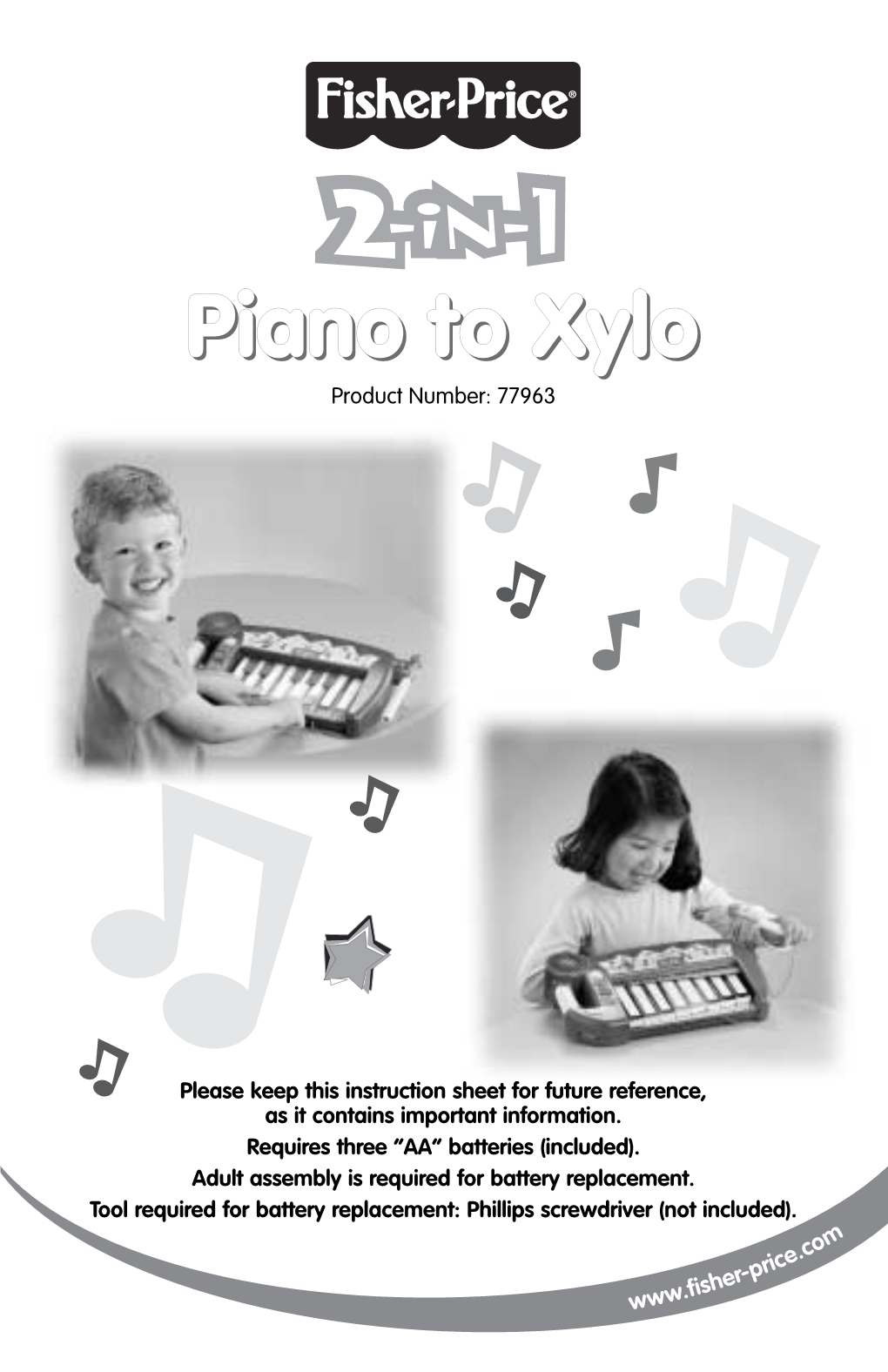 Piano to Xylo Is Two Instruments in One: It Converts Easily from a Rock Piano to an Island Music Xylophone!