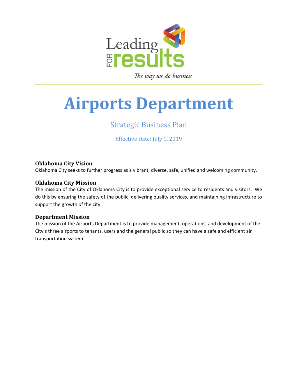 Airports Department