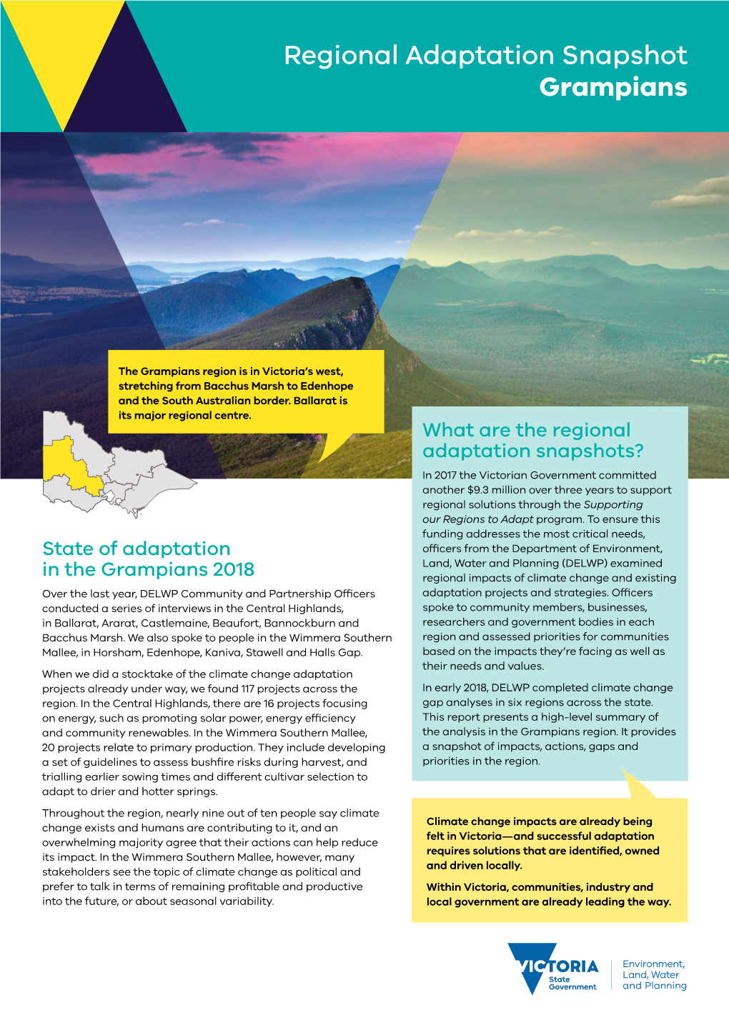 Regional Adaptation Snapshot Grampians