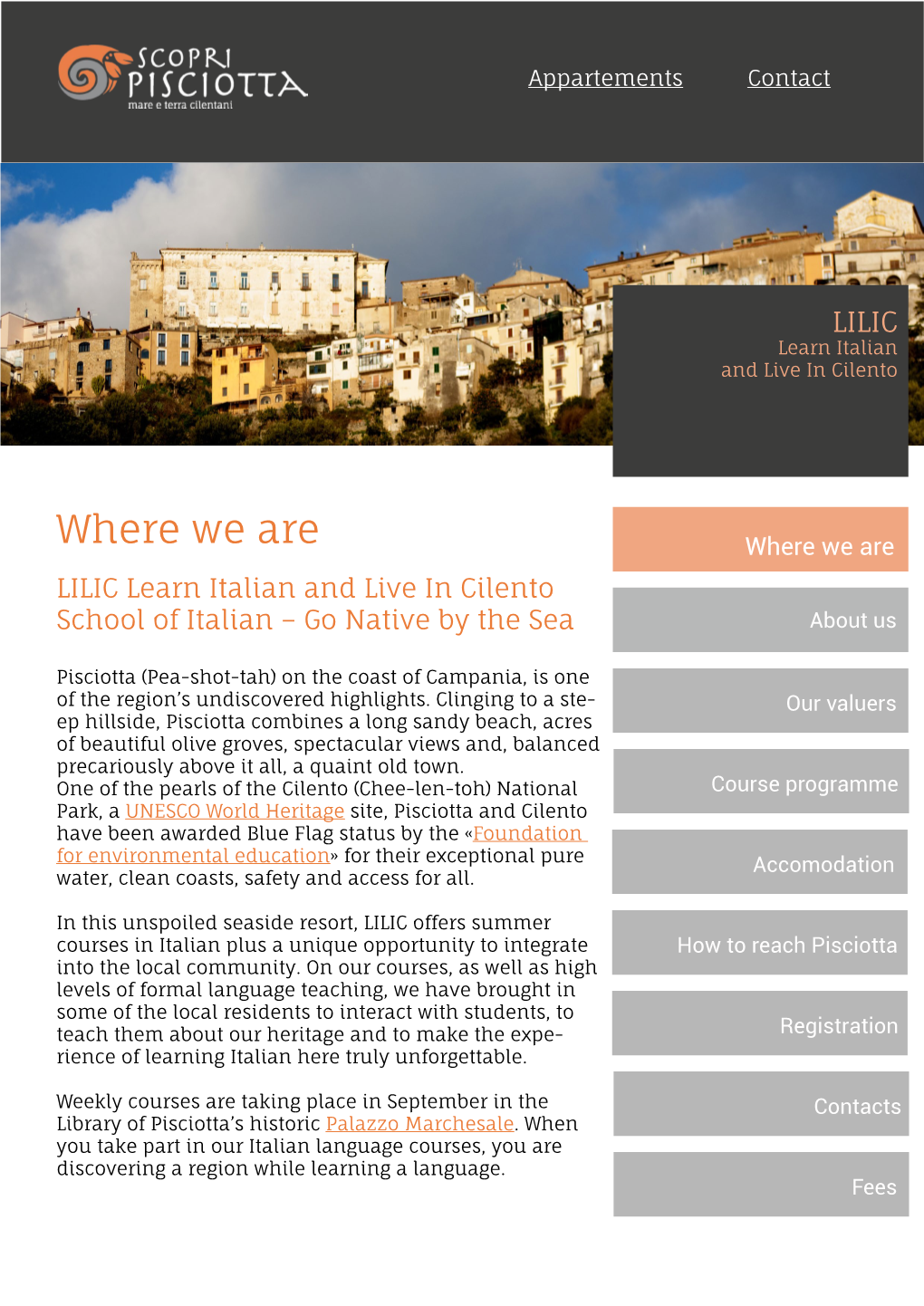 Where We Are Where We Are LILIC Learn Italian and Live in Cilento School of Italian – Go Native by the Sea About Us