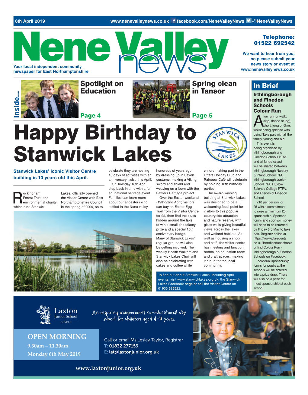 Happy Birthday to Stanwick Lakes