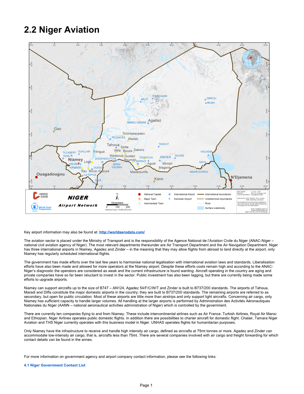 2.2 Niger Aviation