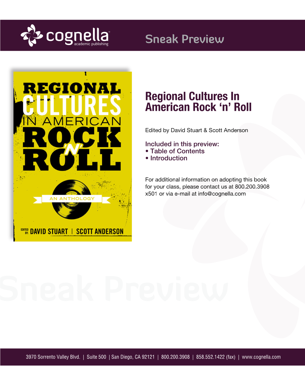 Regional Cultures in American Rock 'N' Roll