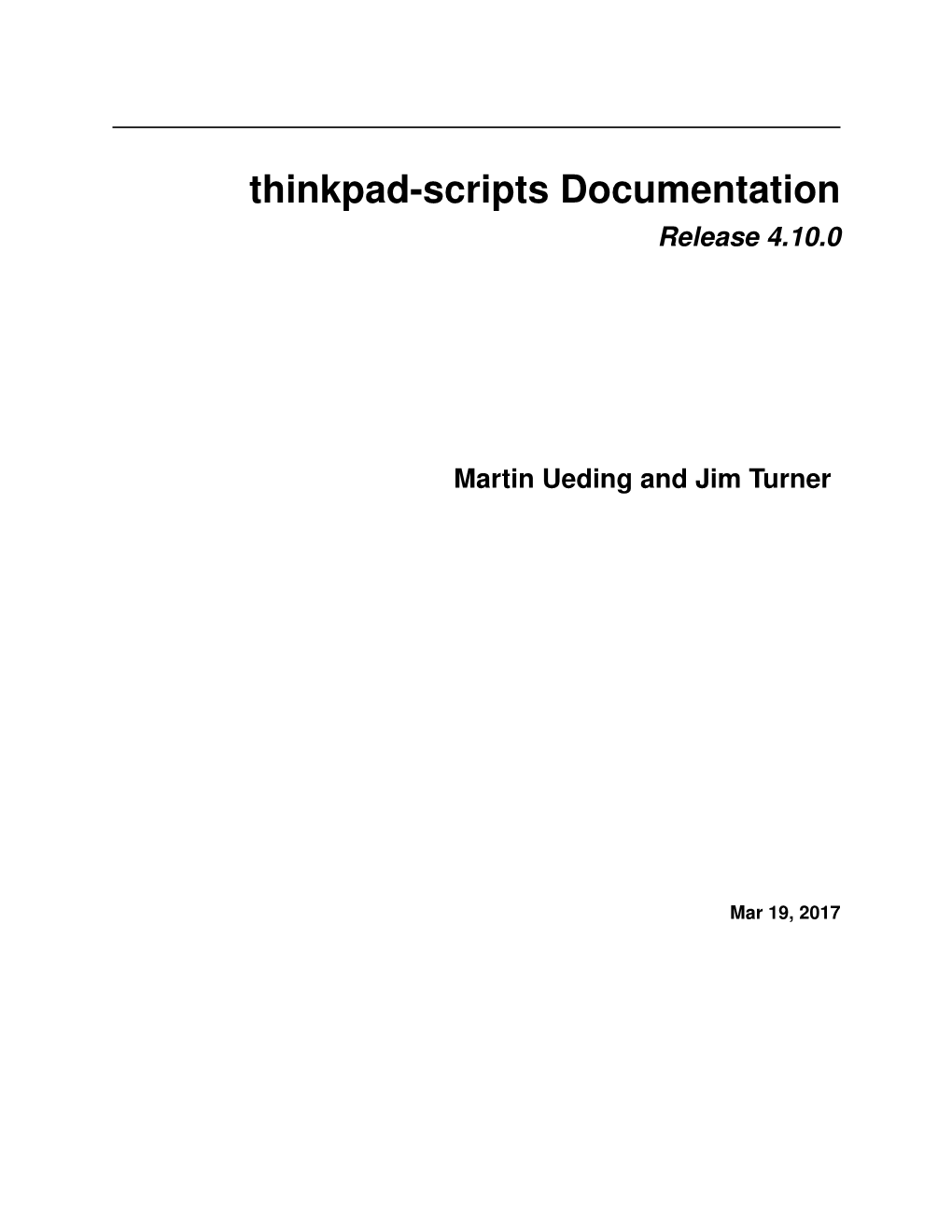 Thinkpad-Scripts Documentation Release 4.10.0