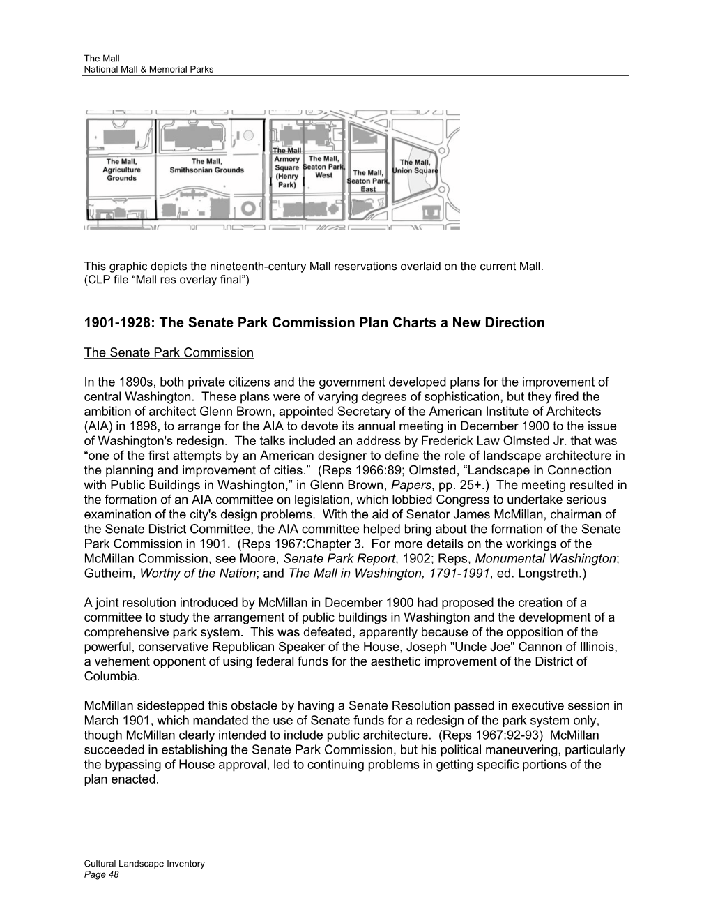 1901-1928: the Senate Park Commission Plan Charts a New Direction