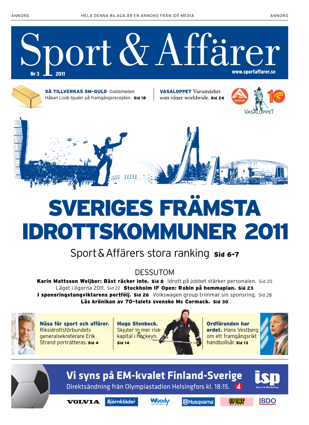 Sveriges Främsta Idrottskommuner 2011