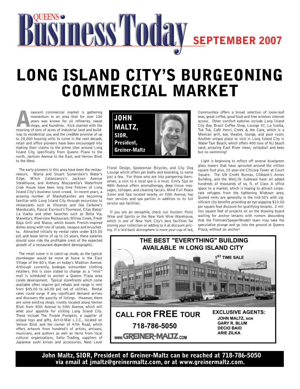 Long Island City's Burgeoning Market
