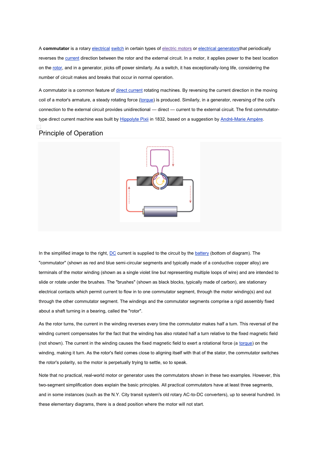 Principle of Operation