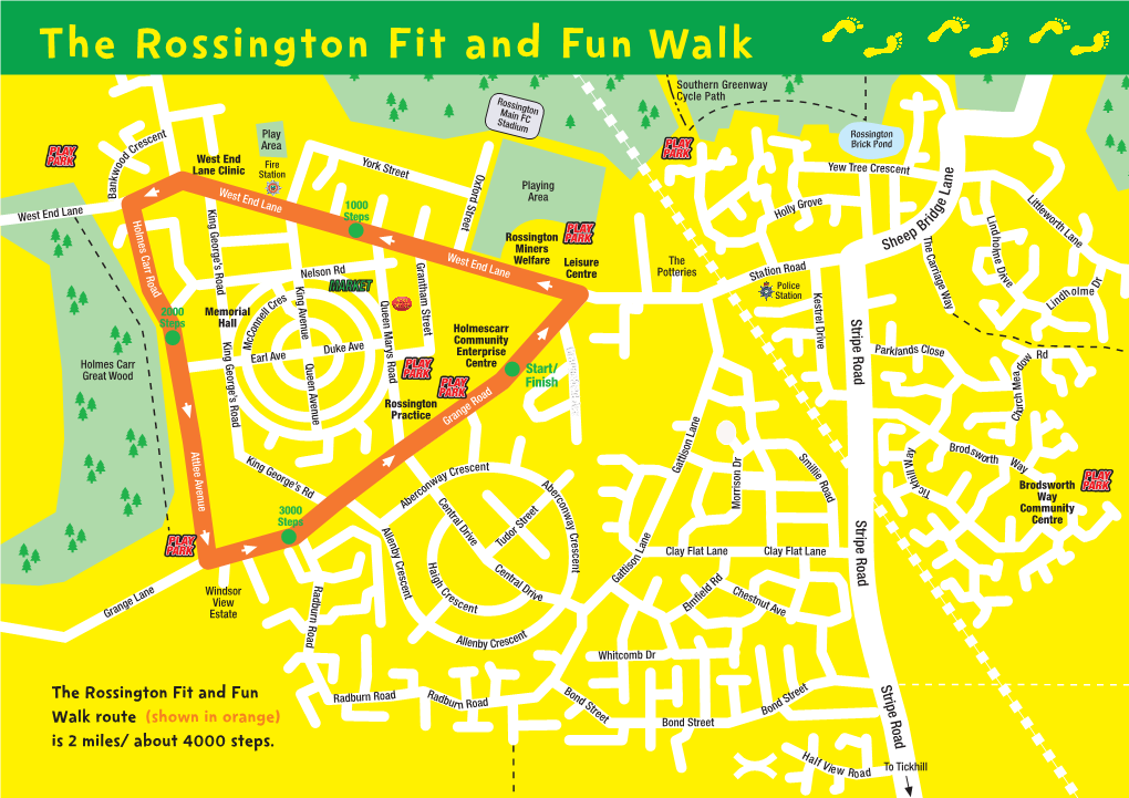 The Rossington Fit and Fun Walk Are Available in Cusworth, Armthorpe and Tips for Walking: Around 4000 Steps to Fitness