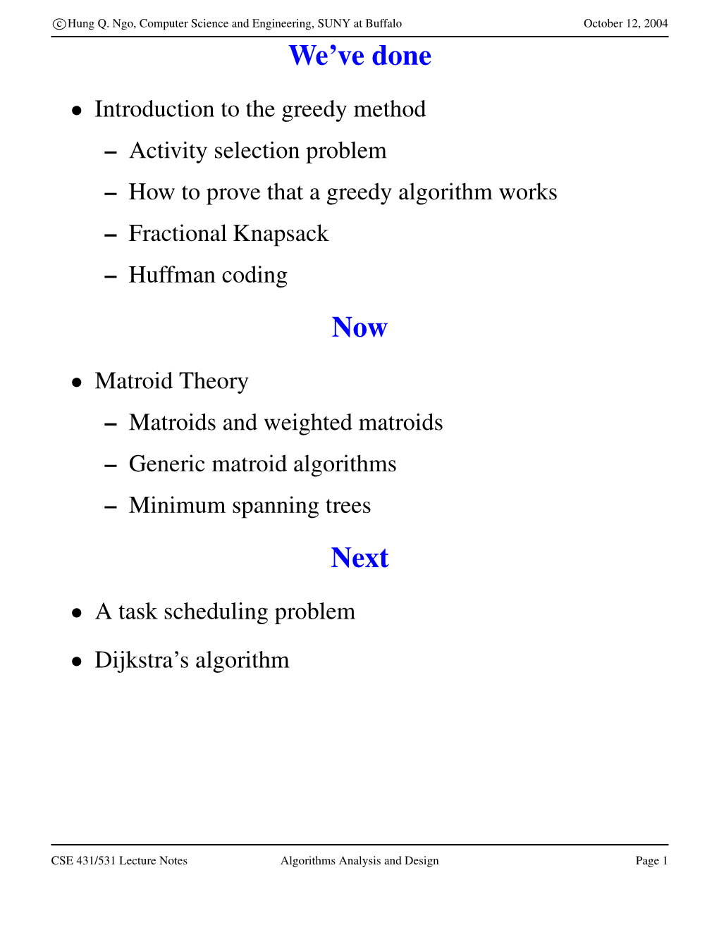 Matroids and Minimum Spanning Trees