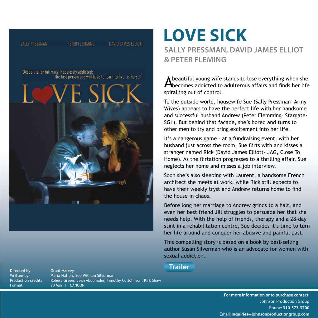 Love Sick Sally Pressman, David James Elliot & Peter Fleming