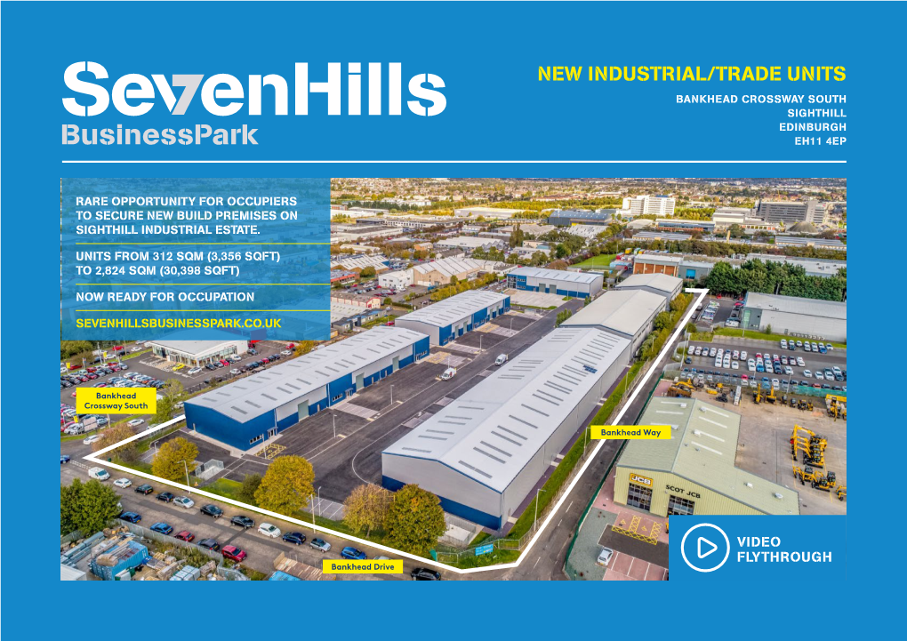 New Industrial/Trade Units Bankhead Crossway South Sighthill Edinburgh Eh11 4Ep