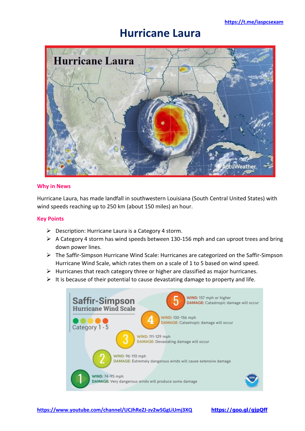 Hurricane Laura (Geography)