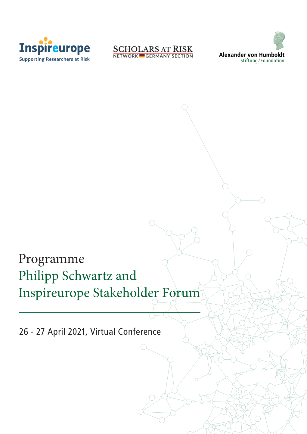 Programme Philipp Schwartz and Inspireurope Stakeholder Forum