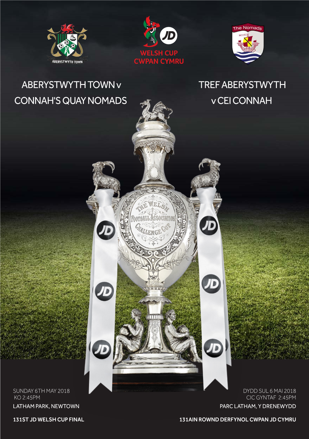 ABERYSTWYTH TOWN V CONNAH's QUAY NOMADS TREF