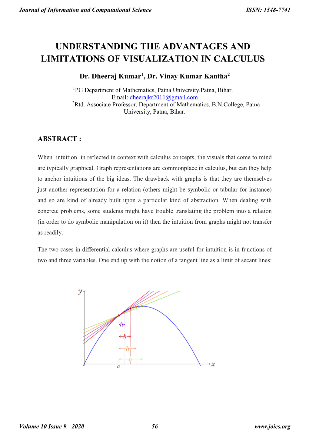 Understanding the Advantages and Limitations of Visualization in Calculus