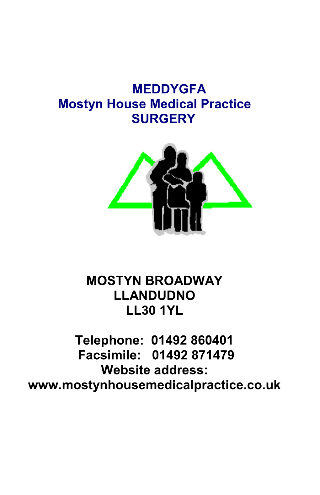 MOSTYN BROADWAY LLANDUDNO LL30 1YL Telephone