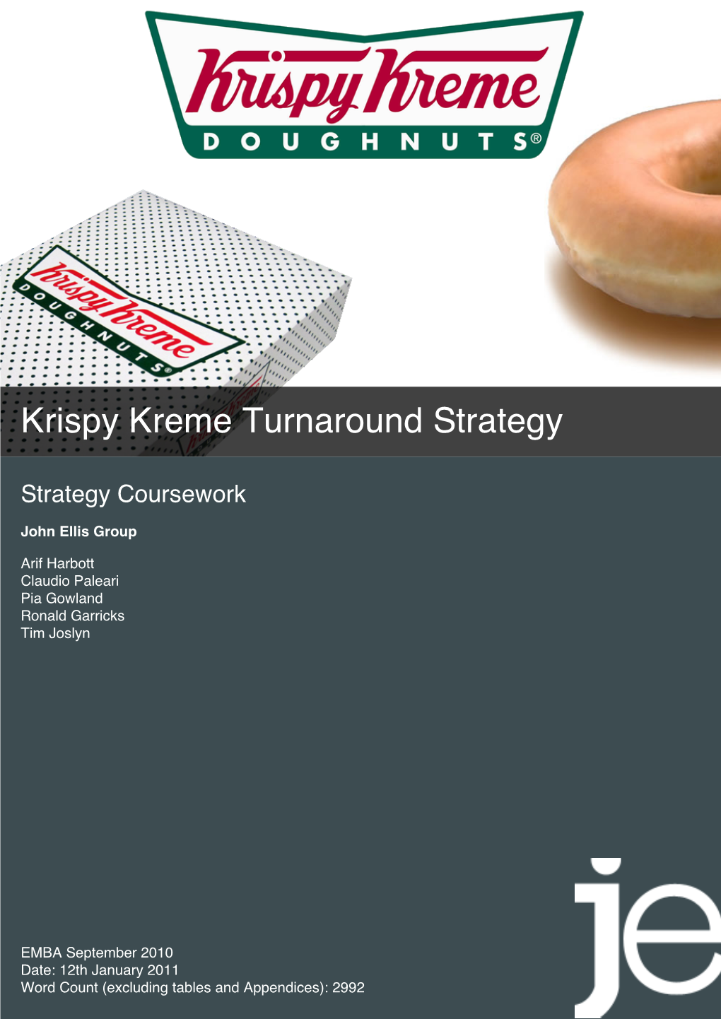 Krispy Kreme Turnaround Strategy