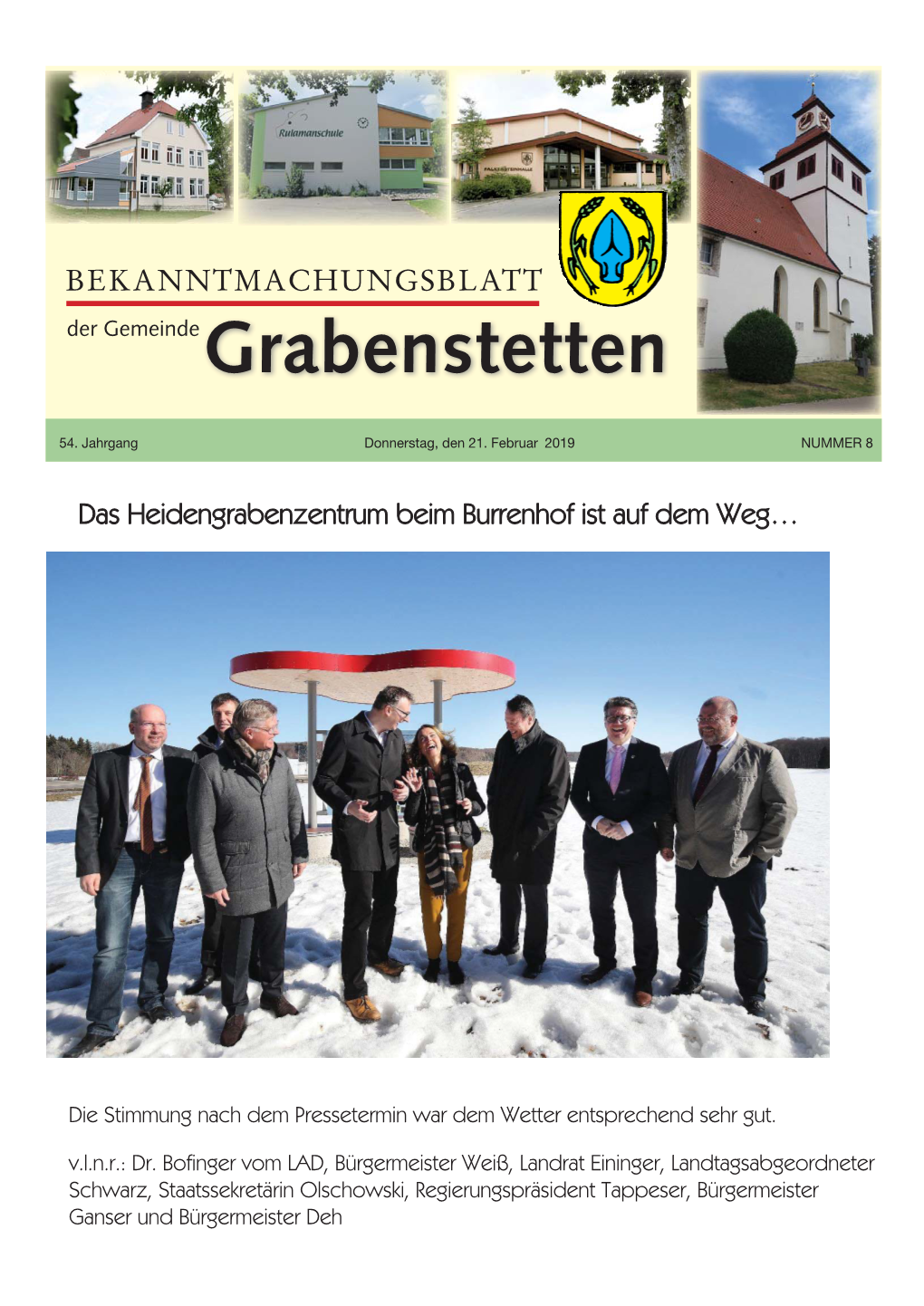 BEKANNTMACHUNGSBLATT Der Gemeinde Grabenstetten