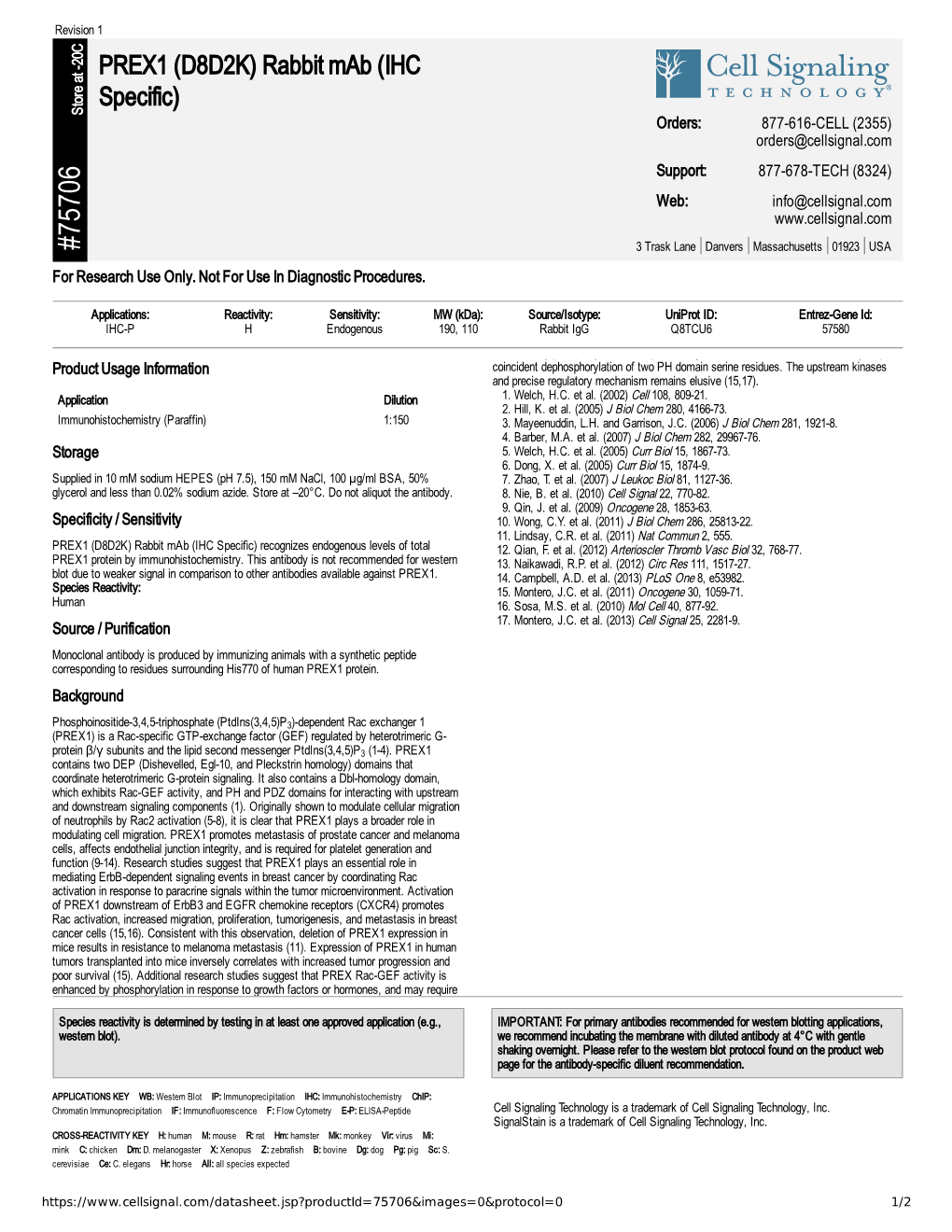 Datasheet CST 75706