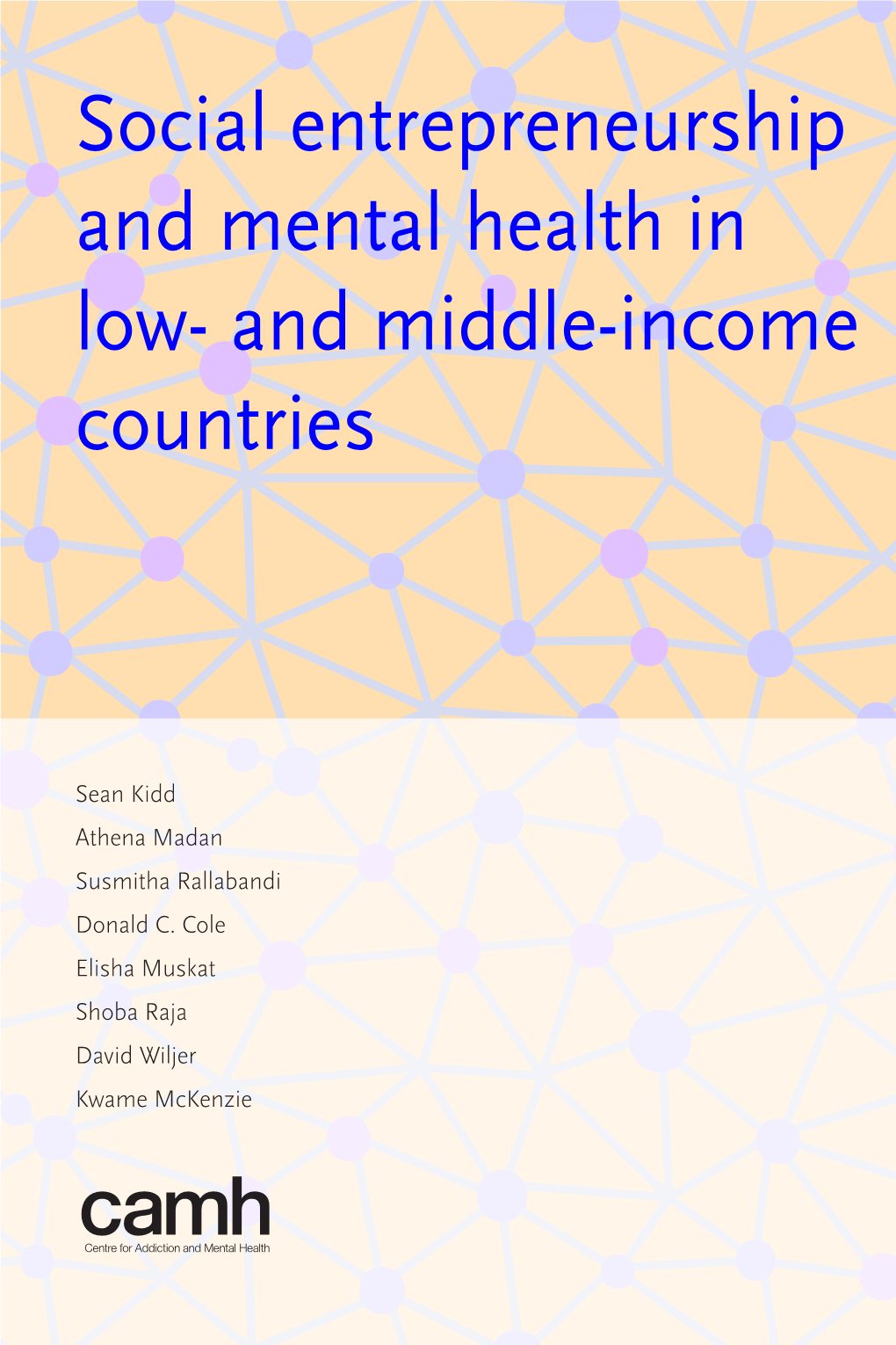 Social Entrepreneurship and Mental Health in Low- and Middle-Income Countries