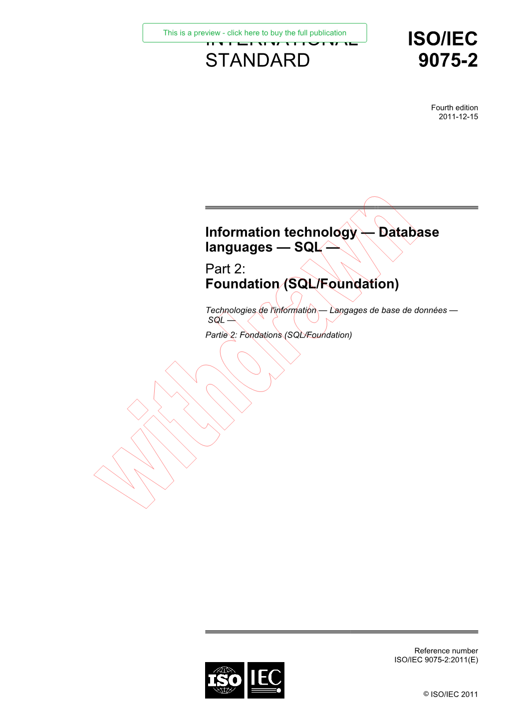 International Standard Iso/Iec 9075-2