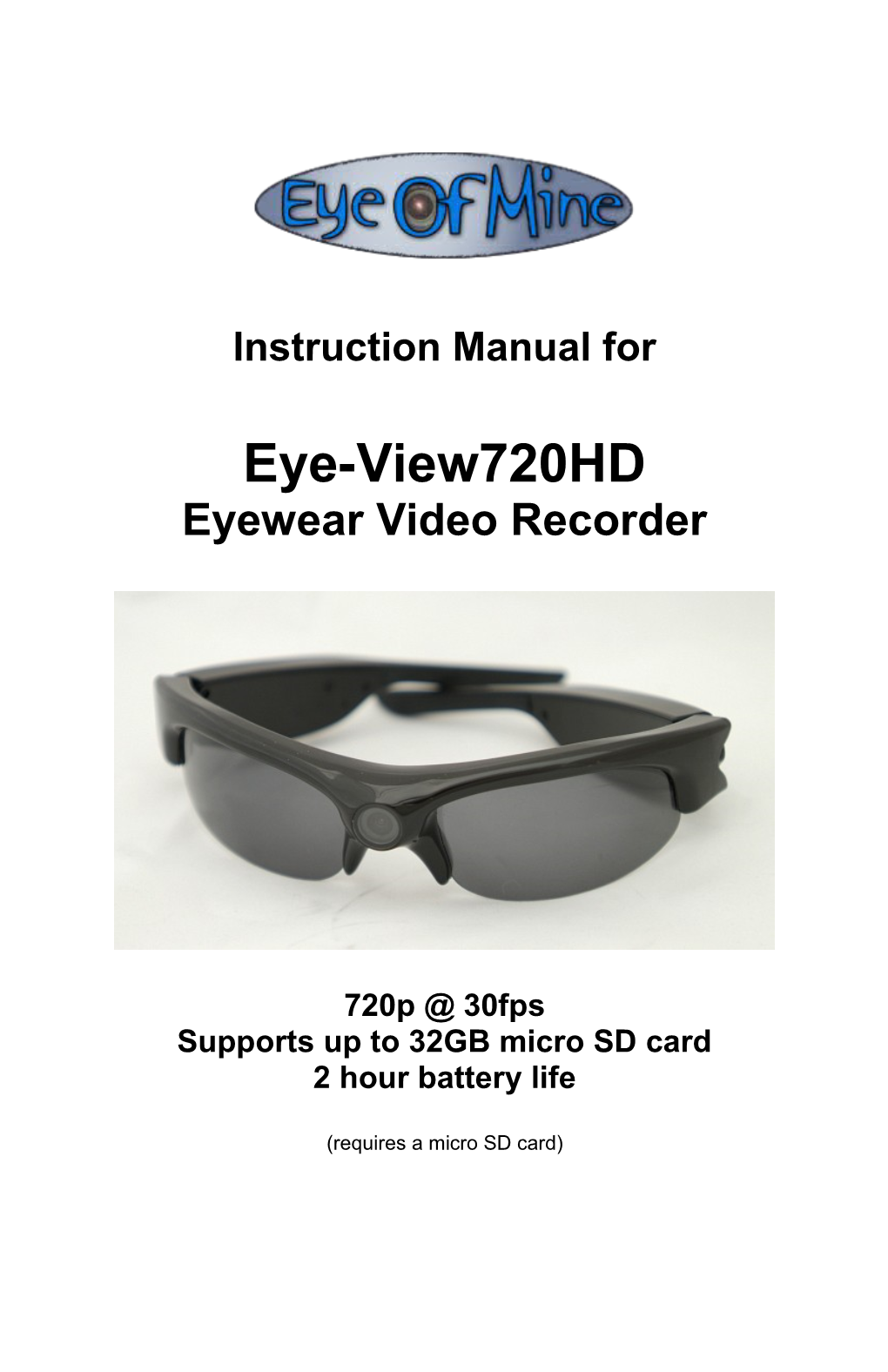 Eyewear Video Recorder