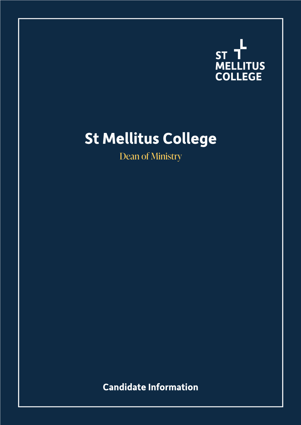 St Mellitus College Dean of Ministry