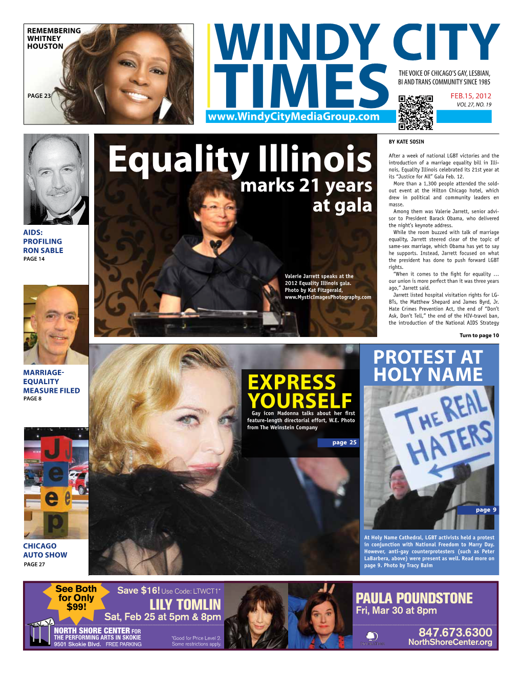 Equality Illinois Celebrated Its 21St Year at Equality Illinois Its “Justice for All” Gala Feb