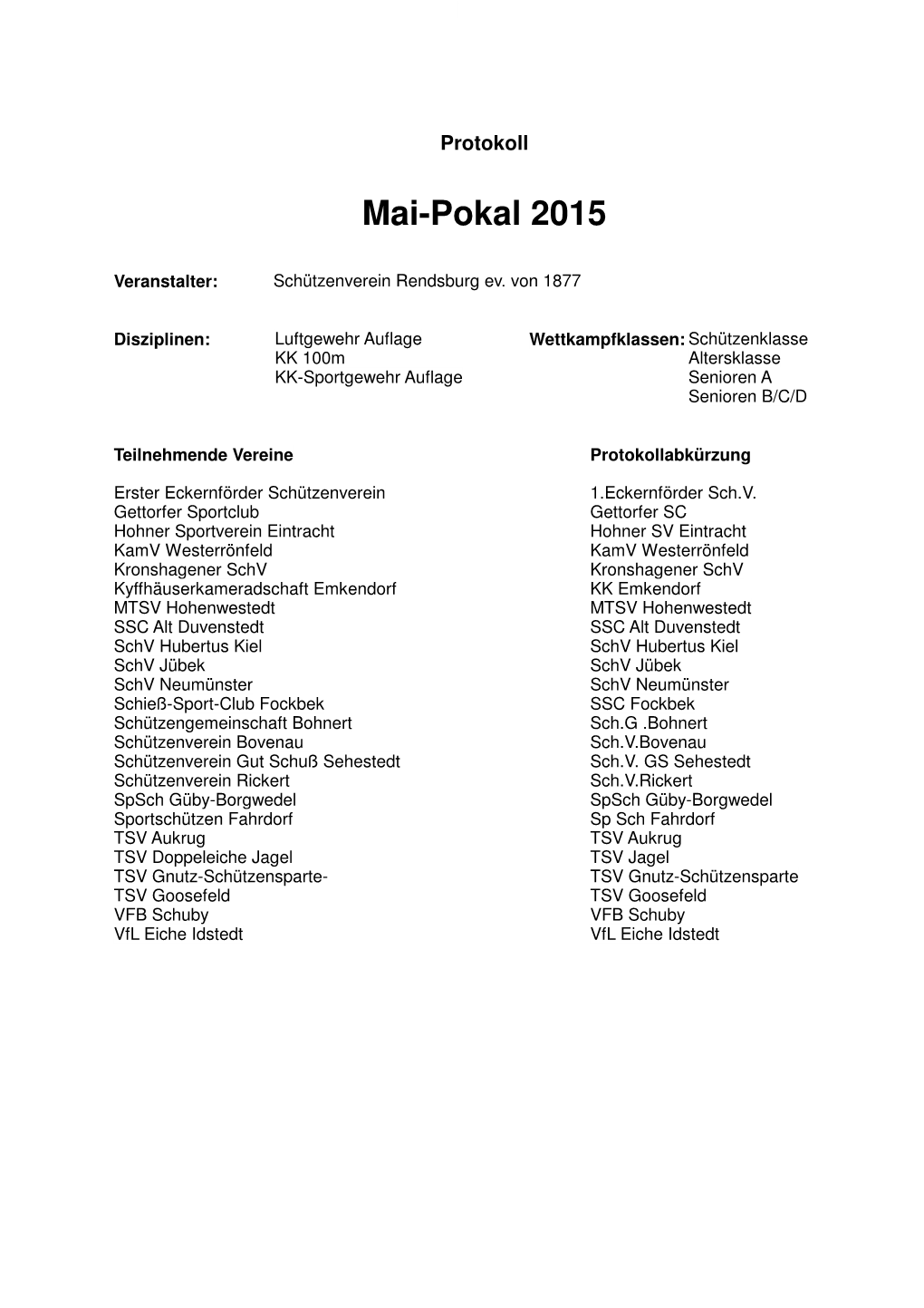 Mai-Pokal 2015