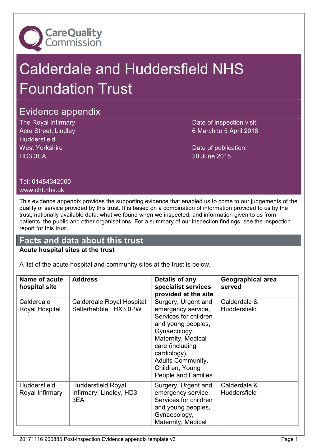 Calderdale and Huddersfield NHS Foundation Trust