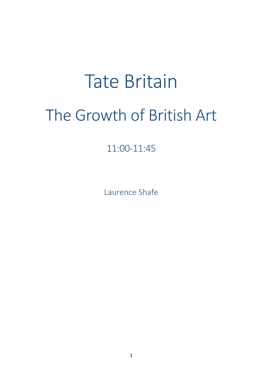 Tate Britain