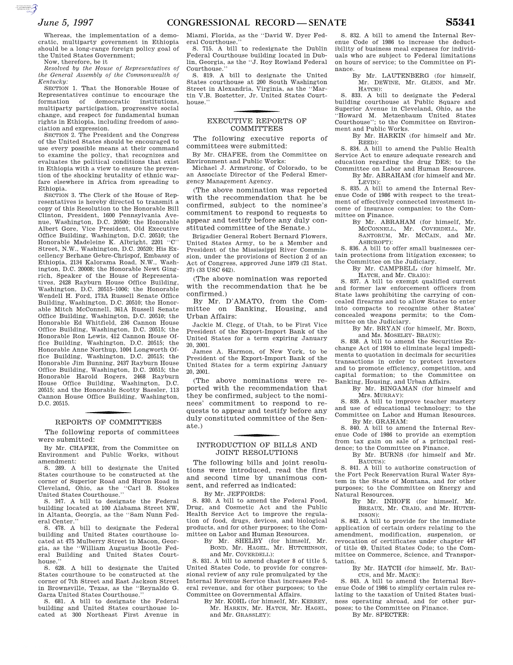 Congressional Record—Senate S5341