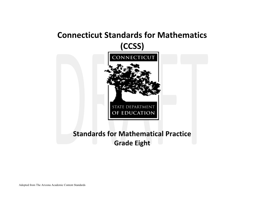 Connecticut Standards for Mathematics