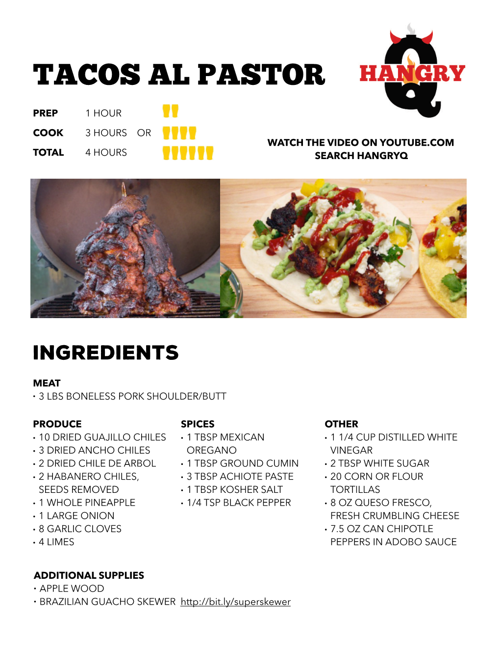 Tacos Al Pastor Hangryq