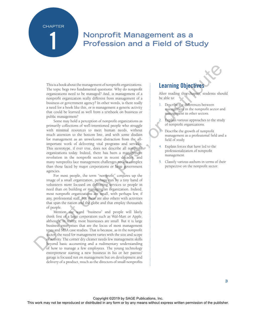 Nonprofit Management As a Profession and a Field of Study 5