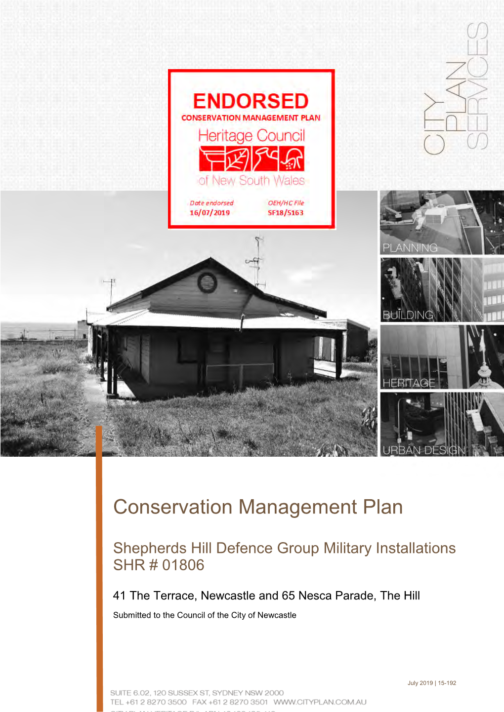 Conservation Management Plan