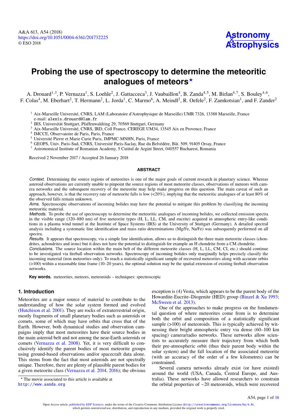 Probing the Use of Spectroscopy to Determine the Meteoritic Analogues of Meteors? A