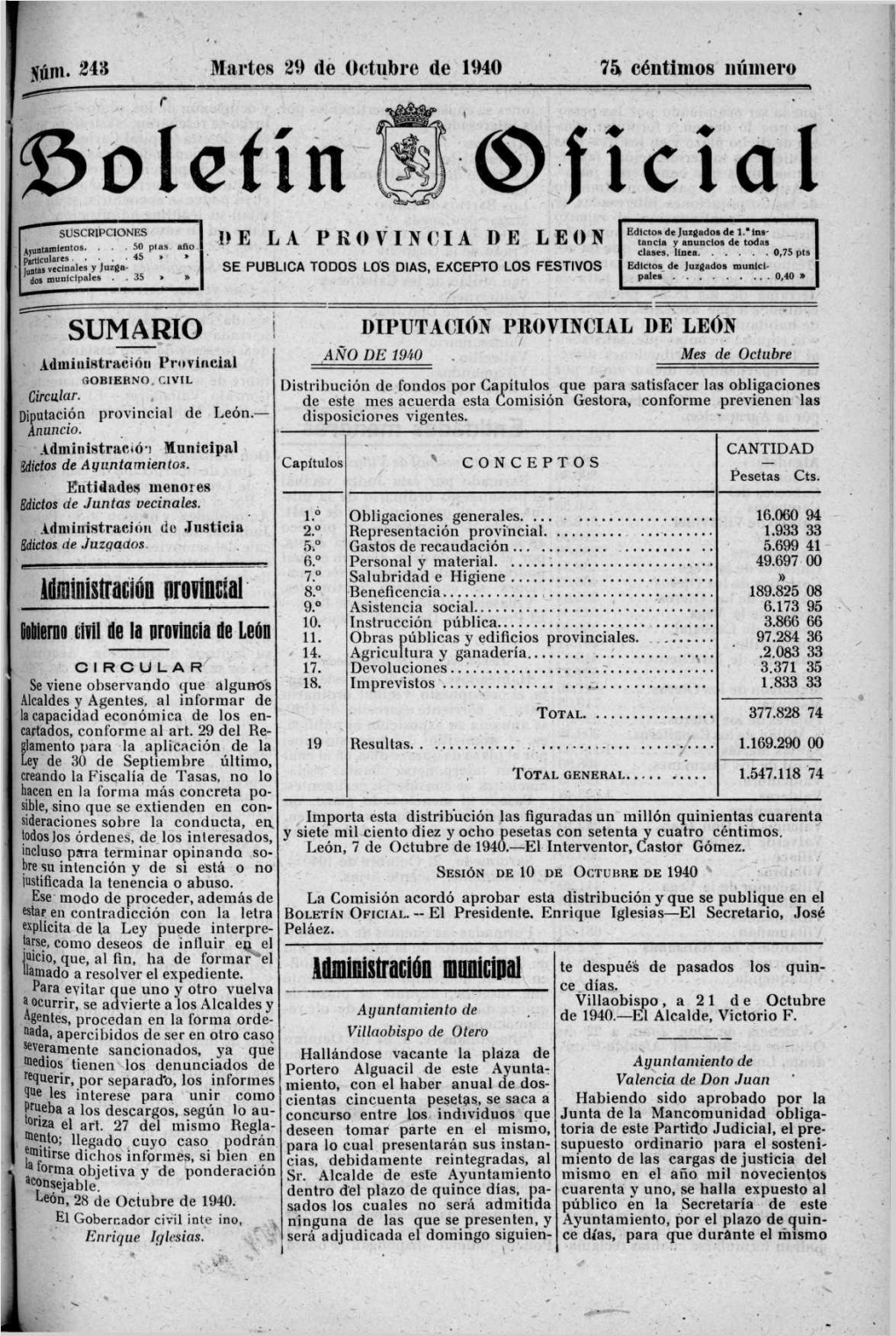 Boletín B of Icial