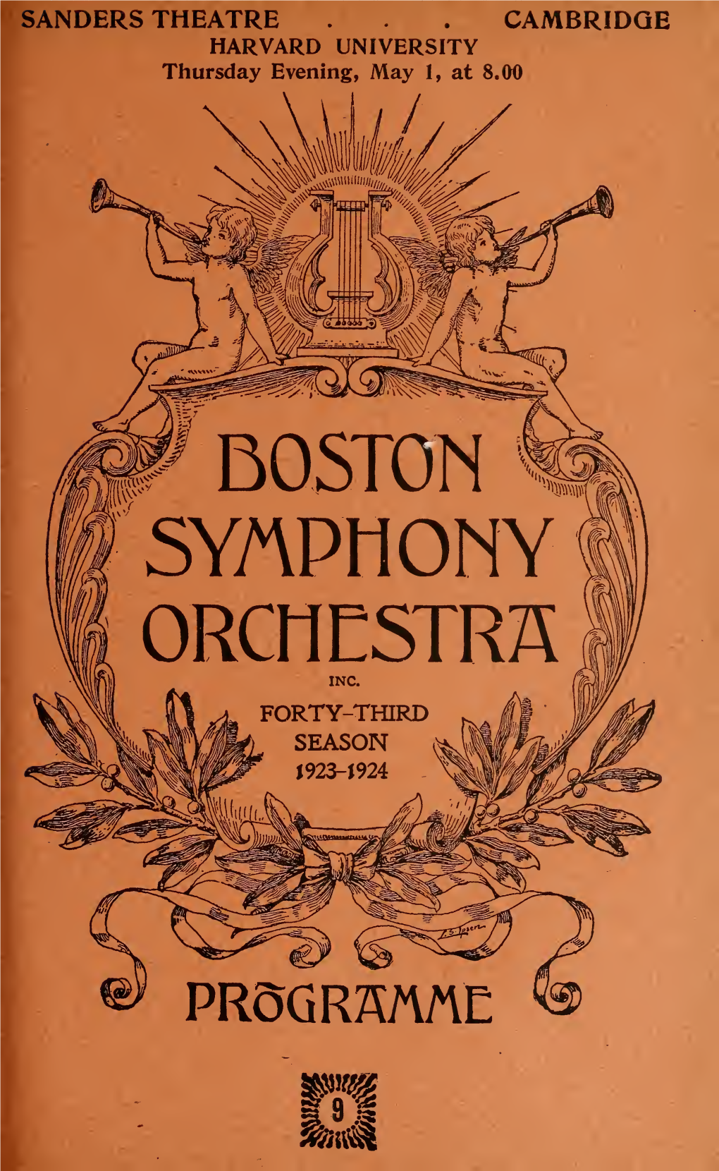 Boston Symphony Orchestra Concert Programs, Season 43,1923