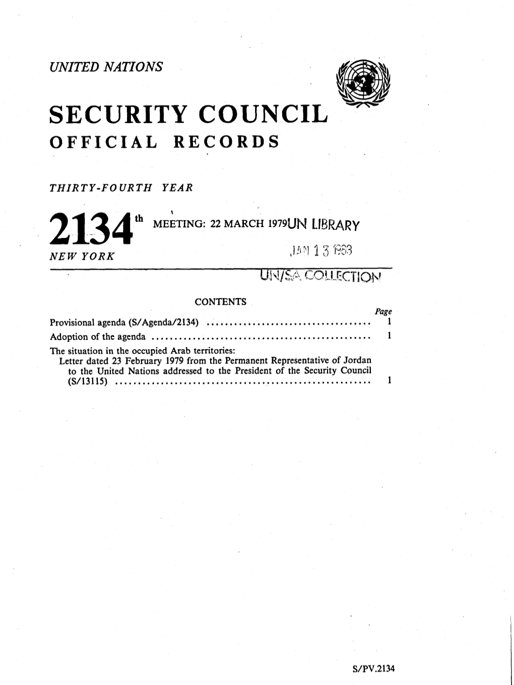 Security Council Official Records