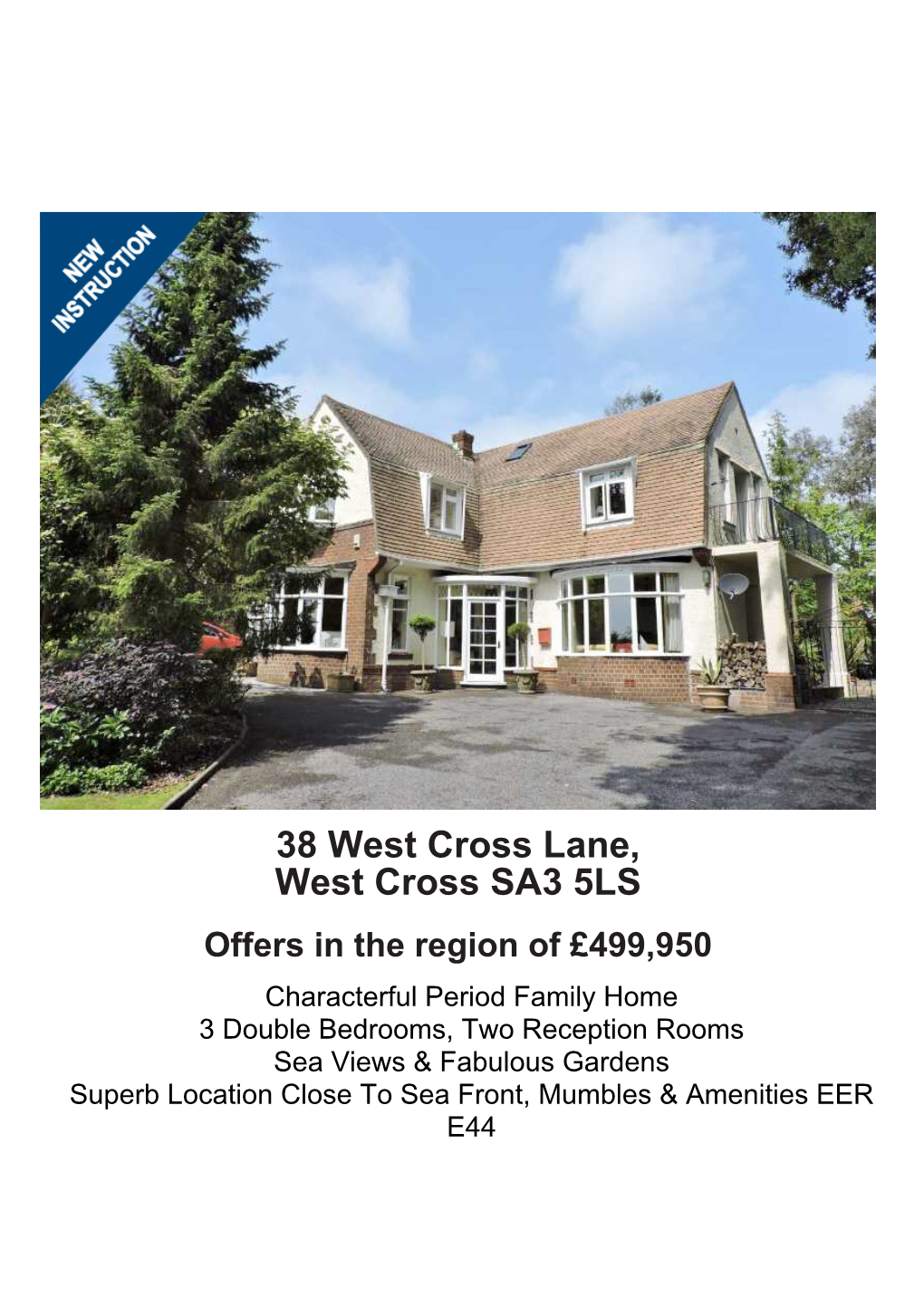 38 West Cross Lane, West Cross SA3