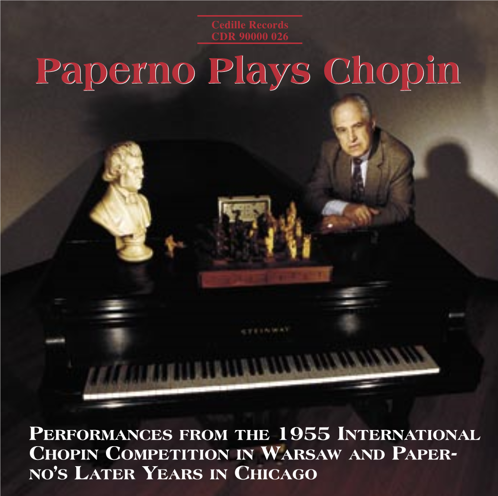 Paperno Plays Chopin