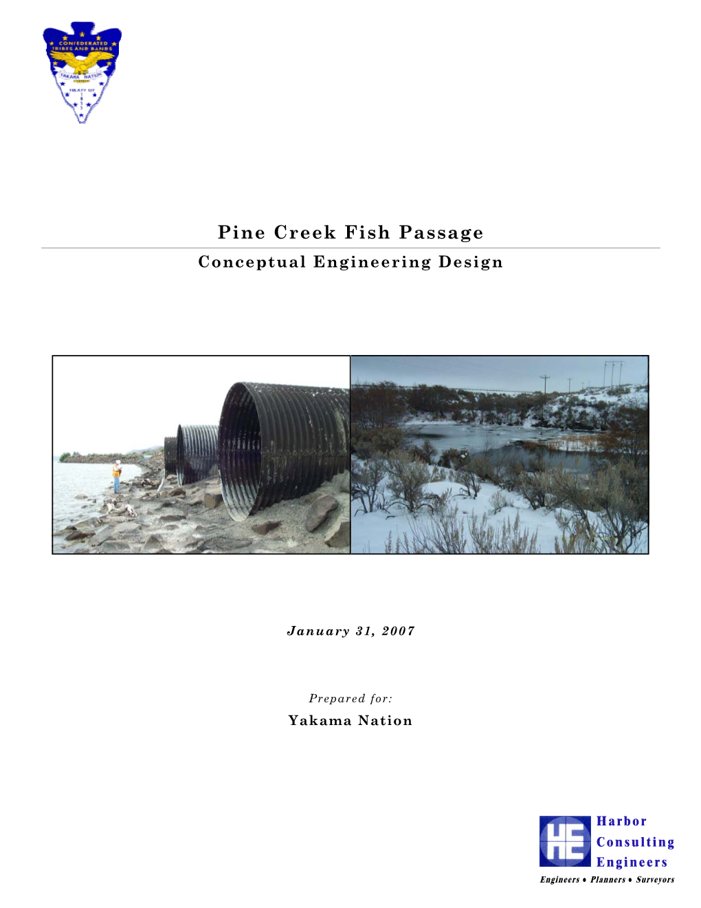 Pine Creek Fish Passage Conceptual Engineering Design