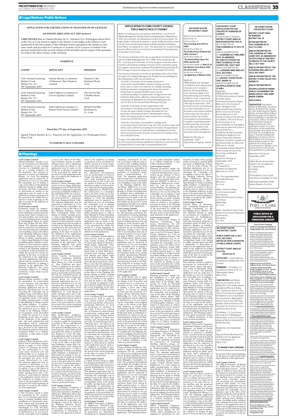 Classifieds 35