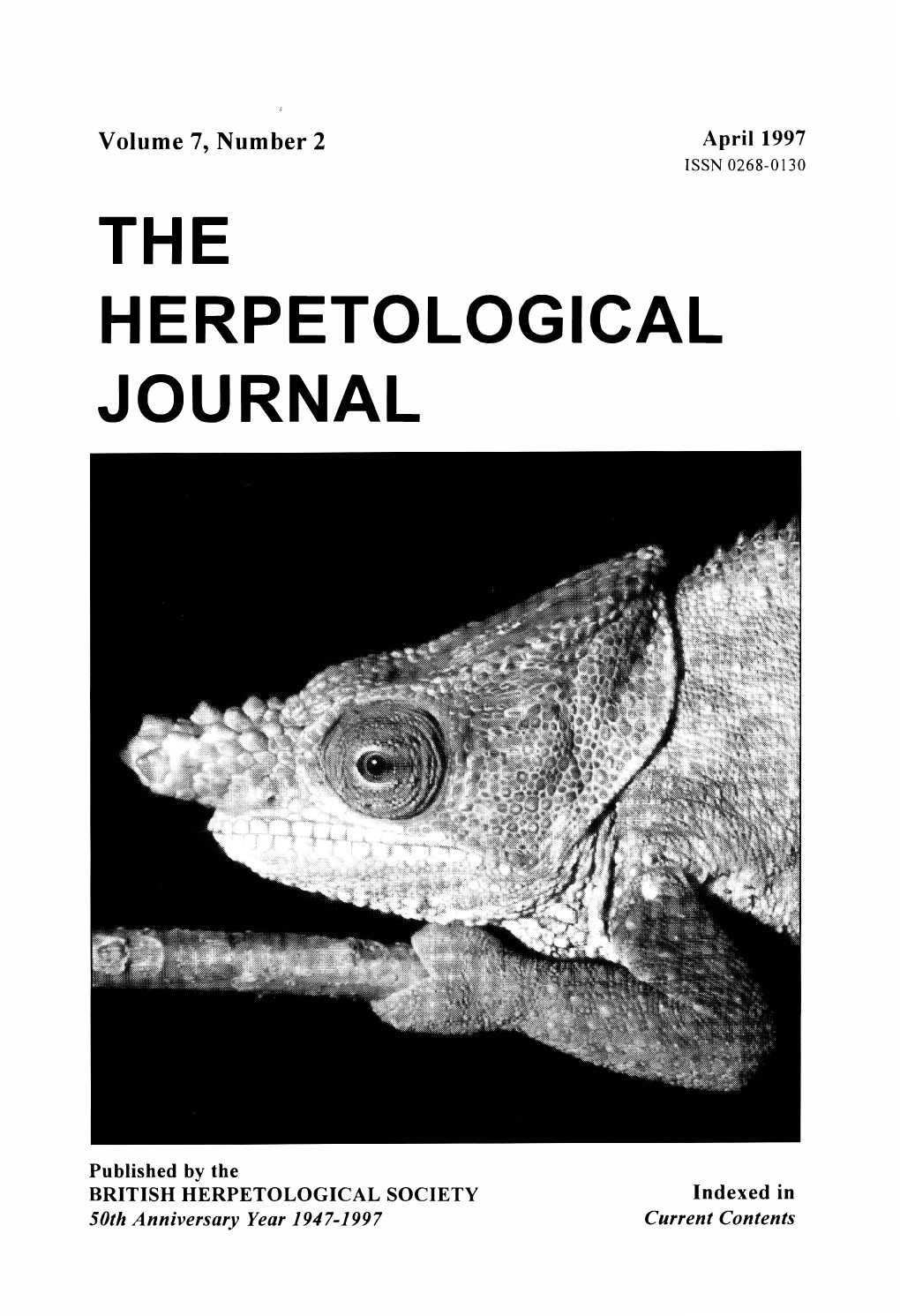 The Herpetological Journal