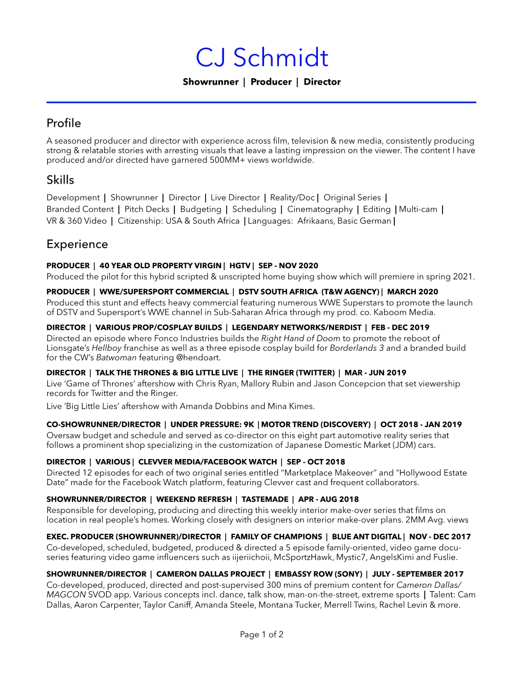 Cjschmidt Resume FEB2021