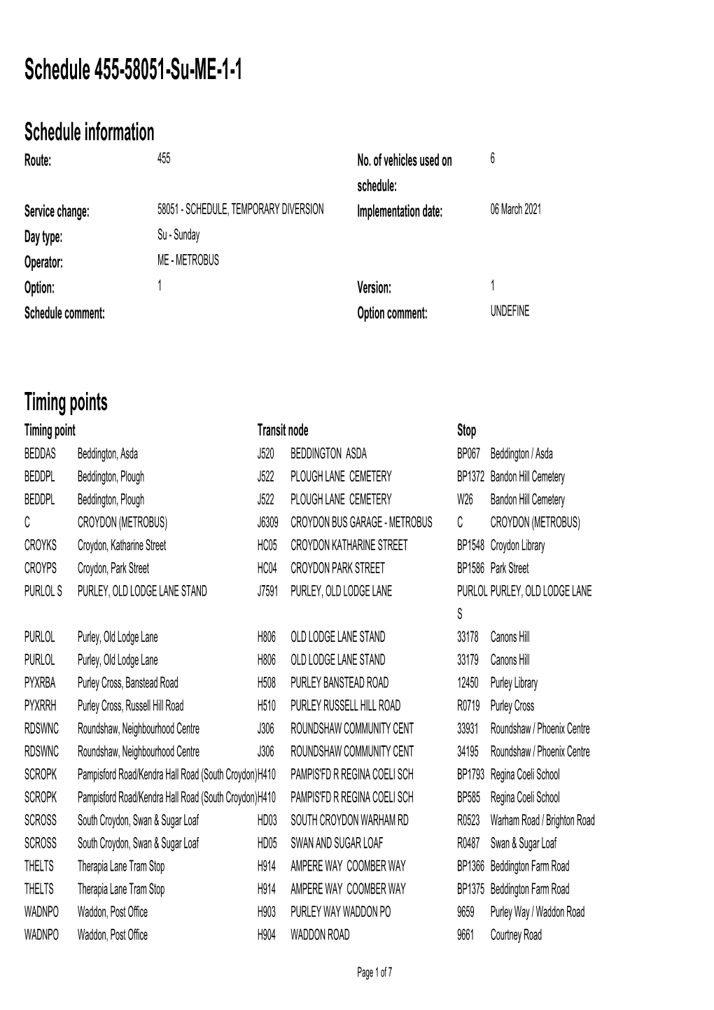 Standard Schedule 455-58051-Su-ME-1-1