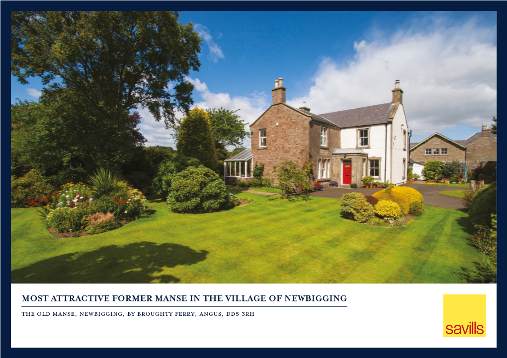 THE Old Manse, NEWBIGGING, by Broughty Ferry, Angus, DD5