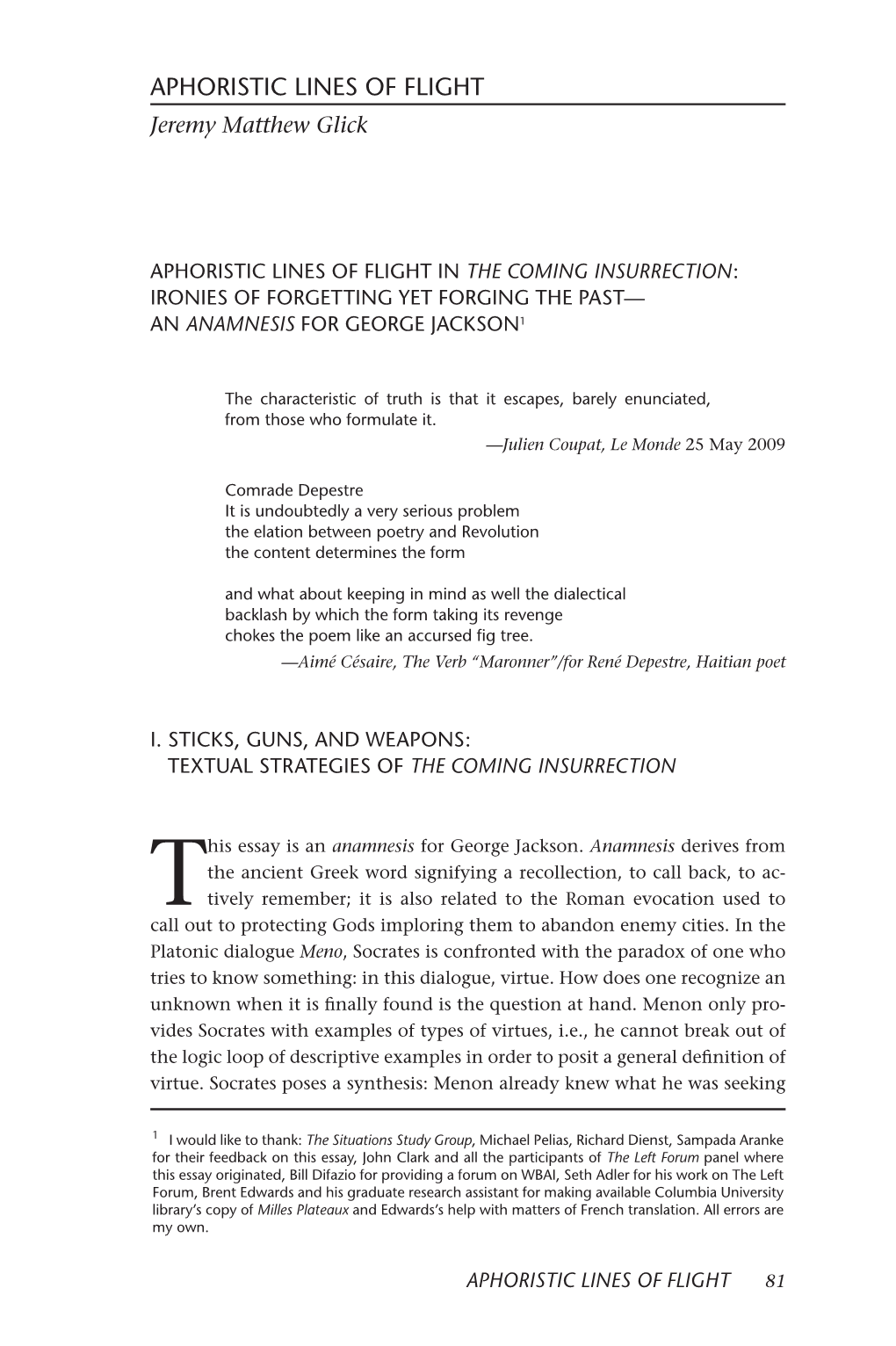 Aphoristic Lines of Flight J GLICK -1.Pdf